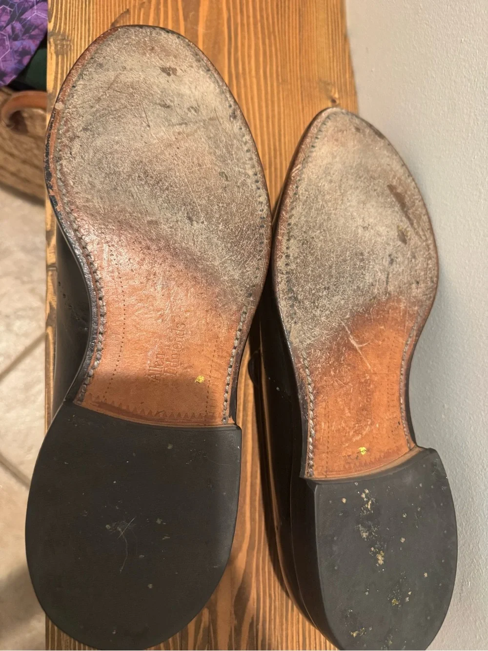Allen Edmonds sleek black